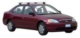 Dachgepäckträger YAKIMA Honda Civic ,2000 - 2004 ,4dr Sedan