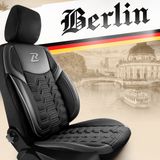 Autositzbezüge für Kia Rio (IV) 2017-up BERLIN_Grau 2+3