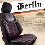 Autositzbezüge für Kia Rio (III) 2011-2016 BERLIN_Rot 1+1