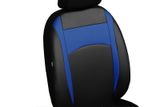 Autositzbezüge für Kia Niro 2016-&gt; Design Leather Blau 2+3