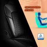 Autositzbezüge für Kia Venga 2009-2019 DUBAI_Schwarz 2+3