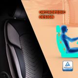 Autositzbezüge für Volkswagen Caddy (IV) 2015-2020 DUBAI_Grau 2+3