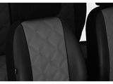 Autositzbezüge für Kia Picanto (II) 2011-2017 Forced K-5 - Grau 2+3