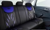 Autositzbezüge für Suzuki Ignis (II) 2016-up PARS_Blau 2+3