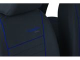 Autositzbezüge für Kia Soul (I)  2008-2013 TREND LINE - Blau 1+1, Vorderseite