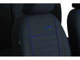 Autositzbezüge für Kia Picanto (II) 2011-2017 TREND LINE - Blau 1+1, Vorderseite