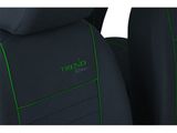 Autositzbezüge für Kia Picanto (I) 2004-2011 TREND LINE - Grün 1+1, Vorderseite