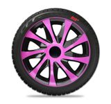 Radkappen Alfa Romeo Draco CS 15&quot; Pink &amp; Black 4ks