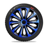 Radkappen Kia Strong 15&quot; Blue &amp; Black 4ks