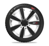 Radkappen Opel GTX carbon black / silver 14