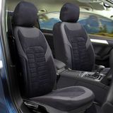 Autositzbezüge für Audi A4 (B7) 2004-2009 MONZA_Schwarz-Blau 1+1