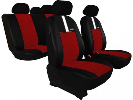 Autositzbezüge für Kia Ceed (I)  2006-2012 GT8 - Rot 2+3
