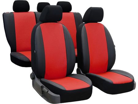 Autositzbezüge für Kia Ceed (I)  2006-2012 Perline - Rot 2+3