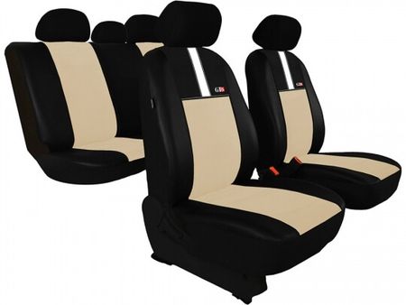 Autositzbezüge für Kia Picanto (I) 2004-2011 GT8 - Beige 2+3