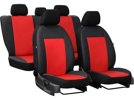 Autositzbezüge für Kia Picanto (II) 2011-2017 PELLE - Rot 2+3