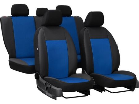 Autositzbezüge für Kia Picanto (II) 2011-2017 PELLE - Blau 2+3