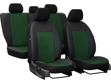 Autositzbezüge für Kia Picanto (II) 2011-2017 PELLE - Grün 2+3