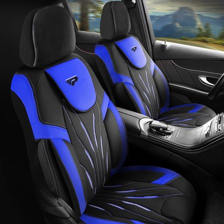 Autositzbezüge für Kia Picanto (III) 2017-up PARS_Blau 2+3
