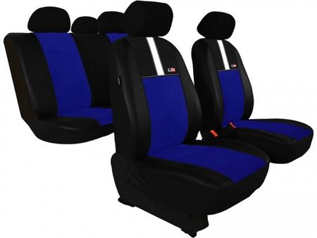 Autositzbezüge für Kia Rio (II) 2005-2011 GT8 - Blau 2+3