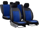 Autositzbezüge für Mitsubishi L-200 (I) 1378-1986 Exclusive Alcantara - Blau 2+3