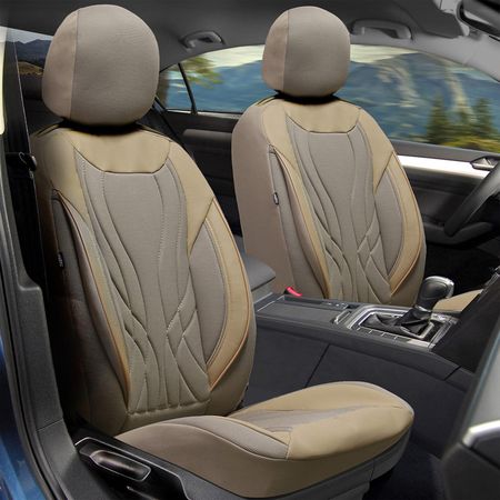 Autositzbezüge für Peugeot 207 2006-2014 FIRENZE_Beige 2+3