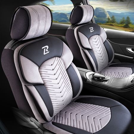 Autositzbezüge für Renault Scenic (IV) 2015-2019 DUBAI_Grau 2+3