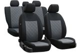 Autositzbezüge für Volkswagen Caddy (IV) 2015-2020 Craft line Grau 2+3