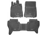 Gummimatten REZAW Mitsubishi PAJERO IV 2006 -  3 pcs