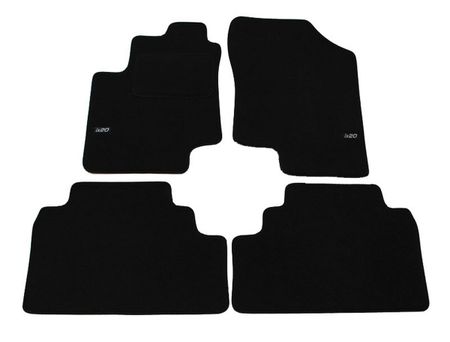 Textil Fussmatten mit Logo Hyundai ix20 2010-up 4pcs