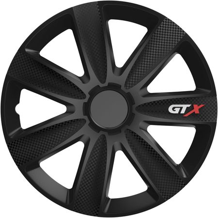 Radkappen Alfa Romeo GTX Carbon 15" Black 4ks