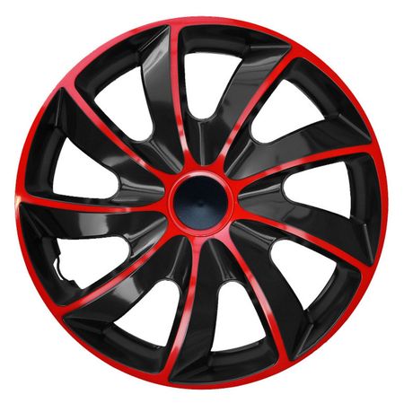 Radkappen Alfa Romeo Quad 15" Red & Black 4ks