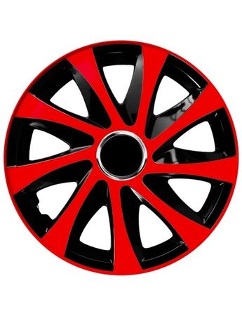 Radkappen Audi DRIFT extra red/black 14" 4ks set