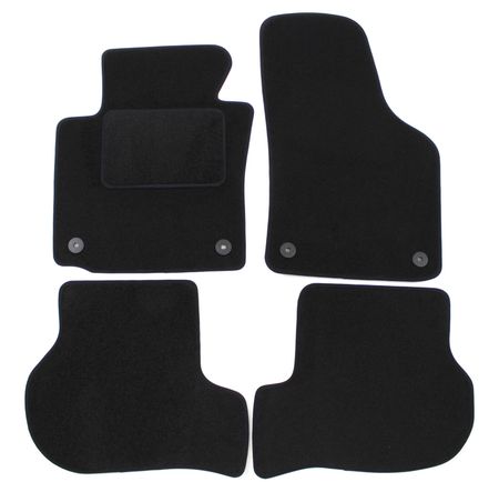 Textil Fussmatten Seat Leon 2006-2012 4pcs