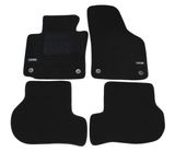 Textil Fussmatten mit Logo Seat Leon II 2005-2012 4pcs