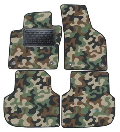 Textil Fussmatten army VW Jetta 2012-up 4ks