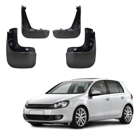 Schmutzfänger (Kotflügel) Volkswagen Golf 6 2008-2012 Hatchback 4pcs, nicht kompatibel mit R-Line version!